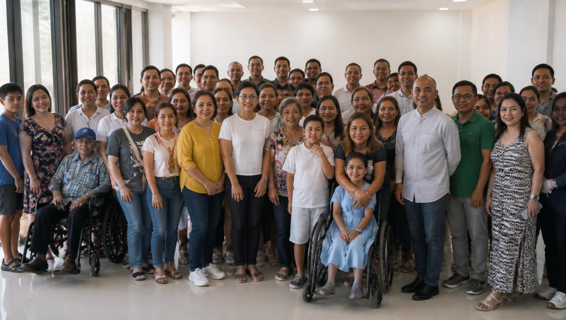 Filipino patient advocates, caregivers and families standing together